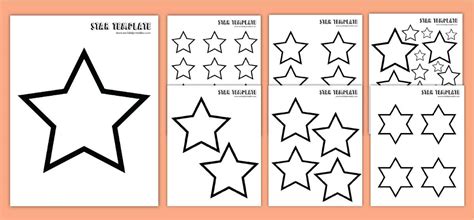 Free Star Template Printables - World of Printables - Worksheets Library