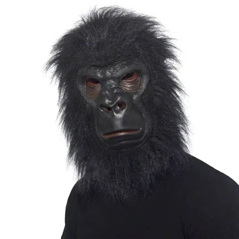 Cosplay Gorilla Latex Mask Full Head Monkey Ape Chimp Head Mask