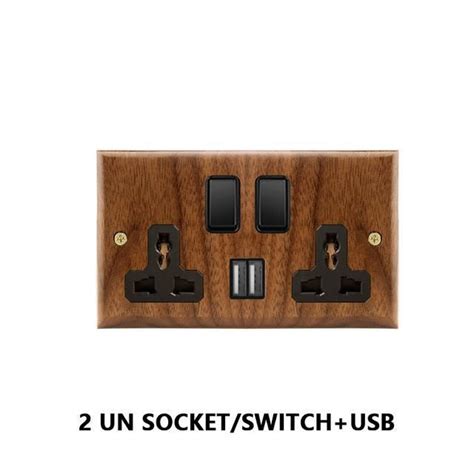 Interrupteur Mural Dual Hd Usb Socket Interrupteur Bascule En