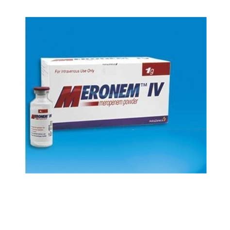 Meronem Iv 1g Dosage Form Powder At Rs 560 Pack In Mumbai ID