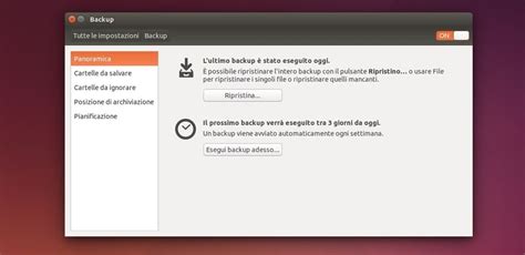 Effettuare Il Backup Di Ubuntu Attraverso Déjà Dup E Il Servizio Di