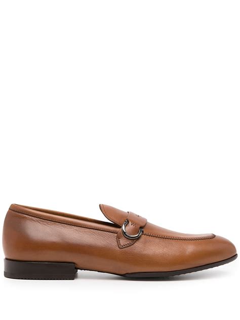 Ferragamo Pago Loafer Mit Gancini Detail Farfetch