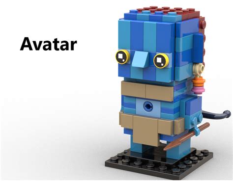 Lego Moc Avatar Lego Brickheadz By Noggels Rebrickable Build With Lego