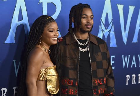 Halle Bailey Reveals Why She And Ddg Kept Pregnancy Private Los Angeles Times