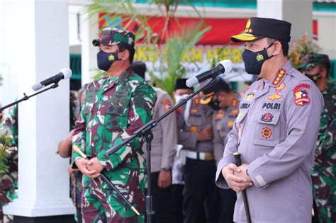 TNI Polri Akan Tambah Pasukan Di Posko PPKM Mikro Jatim