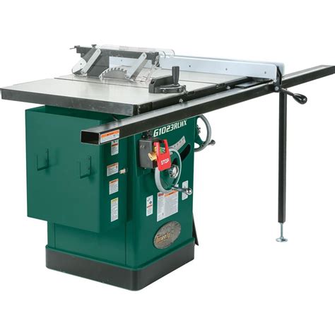 Hp V Cabinet Table Saw With Built In Router Table Grizzly