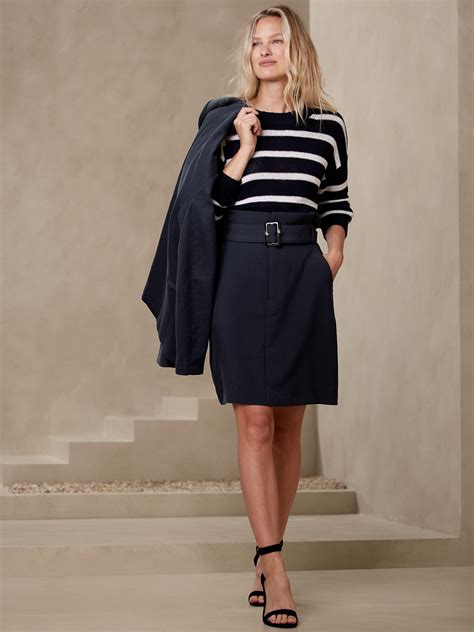 Belted Pencil Skirt Banana Republic Factory