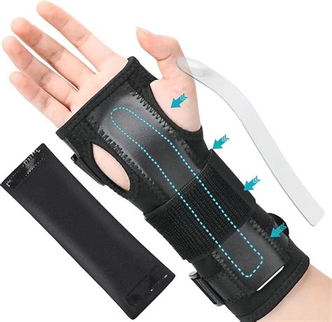 Apasiri Wrist Brace Wrist Splint Fits Rightleft Hand For Carpal