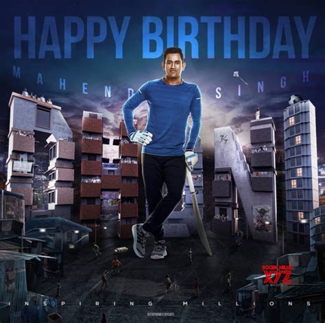 Ms Dhoni Birthday 2020 Posters Social News Xyz