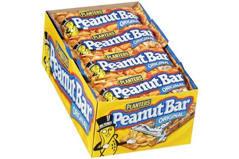 Planters Original Peanut Bar 24 Ct 16 Oz Wrappers Peanut Bar Food