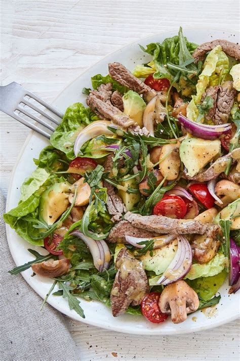 Salat Mit Rinderstreifen Gesund Lecker Eatbetter Gesunde