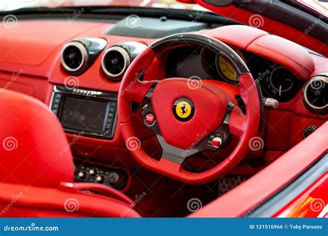 Ferrari Steering Wheel Editorial Photo Image Of Vehicle 121516966