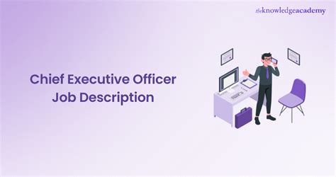 Chief Executive Officer Job Description: A Complete Overview