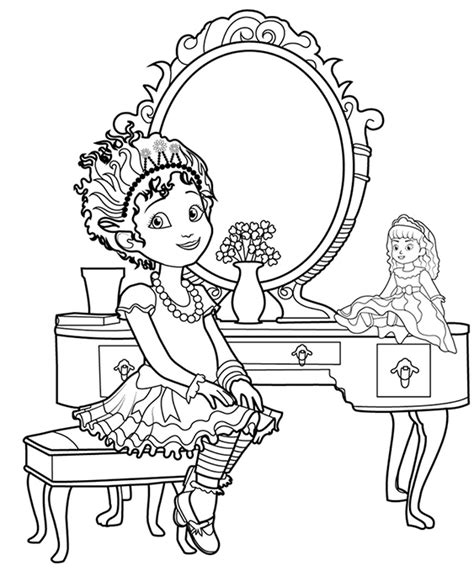 Free Easy To Print Fancy Nancy Coloring Pages Tulamama