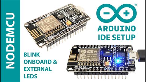 Nodemcu Esp8266 Pinout Using Arduino With Simple Led Blink Images