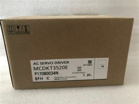 Pc Panasonic Mcdkt E Ac Servo Driver New In Box Expedited Shipping