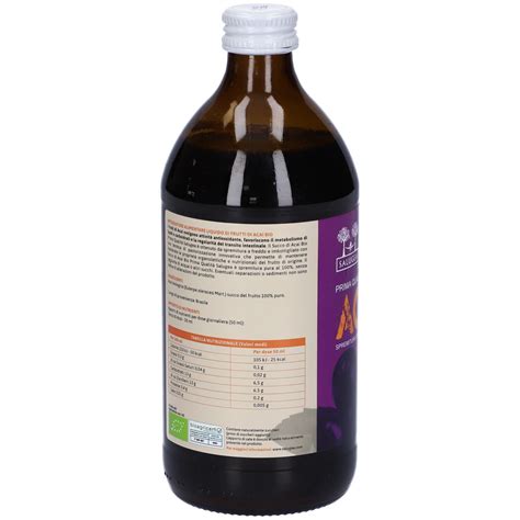 Salugea Succo Di Acai Bio 500 Ml Redcare