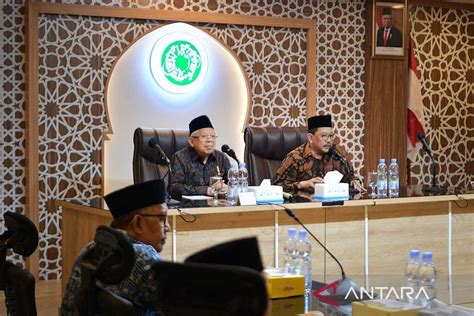 Wapres Minta Mui Lebih Optimal Dalam Tugas Melayani Umat Antara News