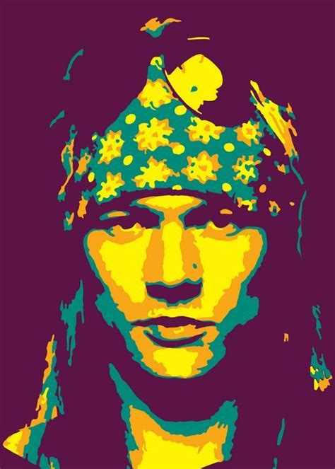 Axl Rose Taurungka Axl rose Rosé fanart Pop art