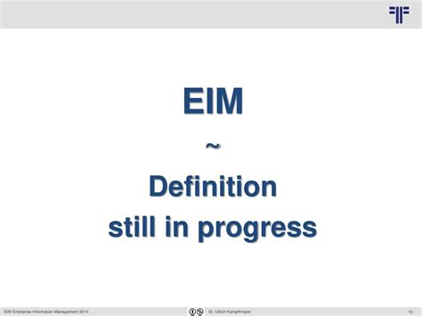 Eim Enterprise Information Management Dr Ppt Download