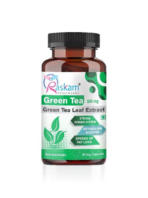 Green Tea 500mg Capsules At Best Price In Sonipat Raskam Healthcare