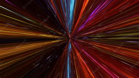 Premium Hyperspace Motion Blurverse Moving At The Speed Of Light