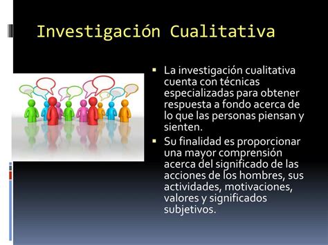 Ppt La Investigación Cuantitativa Y Cualitativa Powerpoint