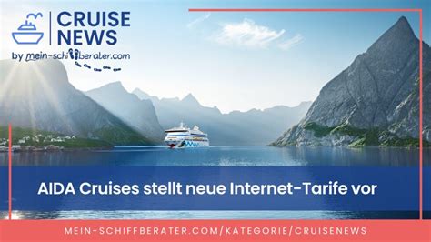 Ab Sofort Neue Internet Tarife Bei Aida Cruises Buchbar Mein