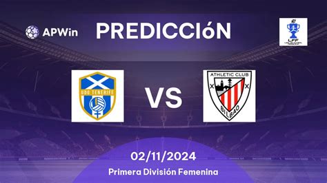 Pron Stico Ud Granadilla Tenerife Vs Athletic Club W Primera