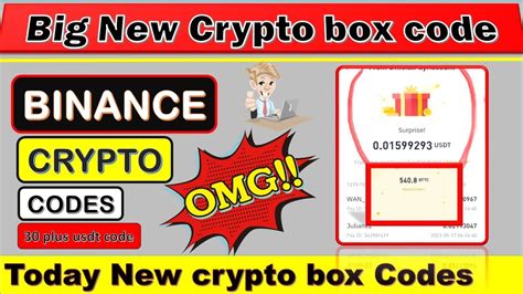 Today Crypto Box Codes New Crypto Box Codes Binance Crypto Box Code