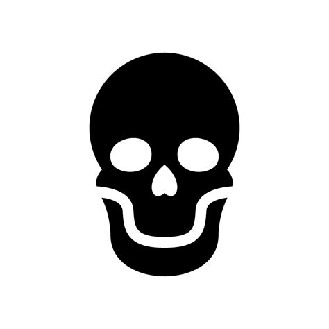 Skull Icon Vector Symbol Design Illustration 26326575 Vector Art at ...