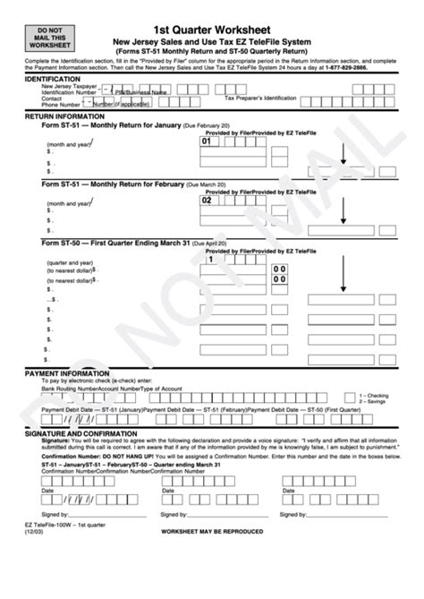 Form St 50 Worksheets Library