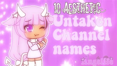 Aesthetic Gacha Life Names