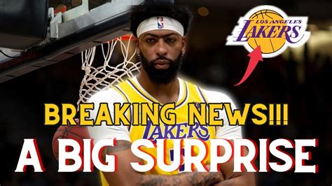 Urgent News Nobody Expected This Anthony Davis Update Lakers Update