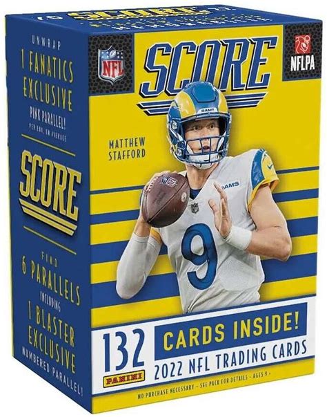 NFL Panini 2022 Score Football Trading Card BLASTER Box 6 Packs 1