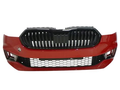 Skoda Fabia Iv Zderzak Prz D Grill Przedni Radar