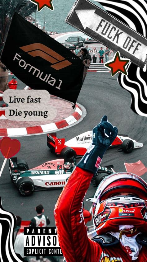 Myfirstshuffle Aesthetic Moodboard Collage Formula1 F1 Dirtyair