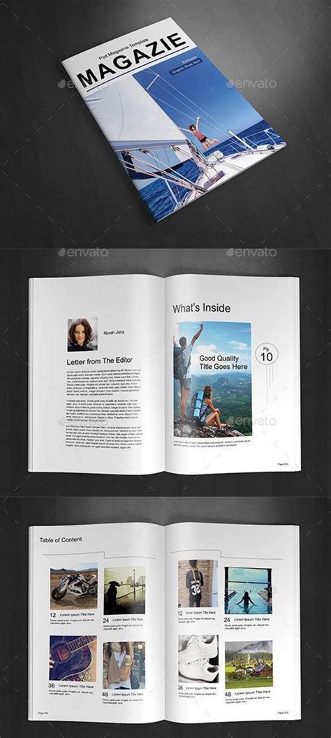 A4 Magazine Template Vol.14 | Professional Design Templates