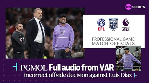 🚨 Official Pgmol Release Var Audio From Spurs Vs Liverpool 🔊 Youtube