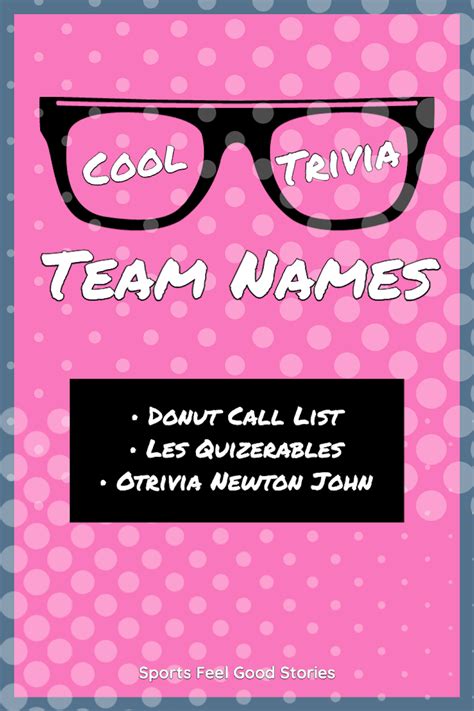 Funny Trivia Team Names To Make A Statement And Set The Tone Artofit