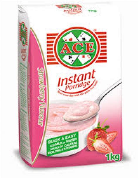 Ace Instant Porridge Strawberry 1kg — Food Emporium