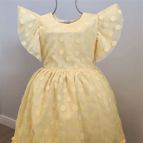 Vestido Infantil Amarelo No Elo Belaprincesa B Ae