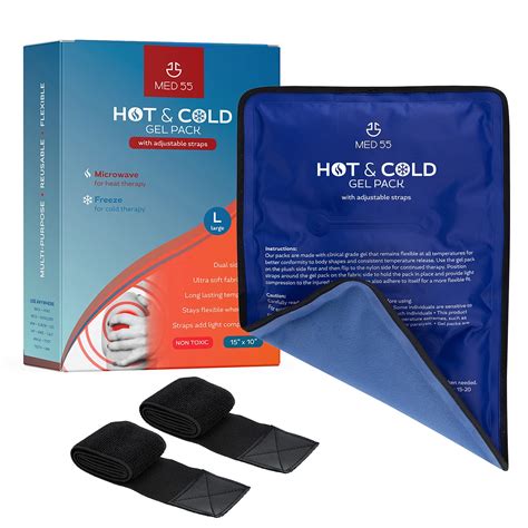 Reusable Gel Ice Pack Hot And Cold Therapy For Pain Relief Flexible