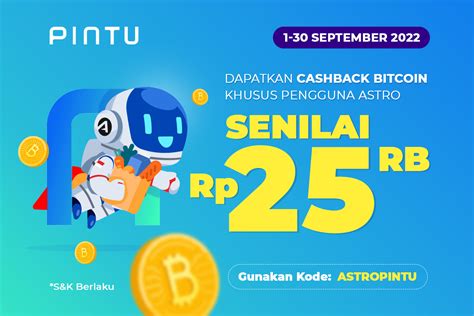 Kolaborasi Astro And Pintu Belanja Dapat Diskon And Cashback Bitcoin