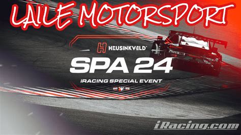 【iracing】the 24 Hours Of Spa Powered By Heusinkveld ② 724 Youtube