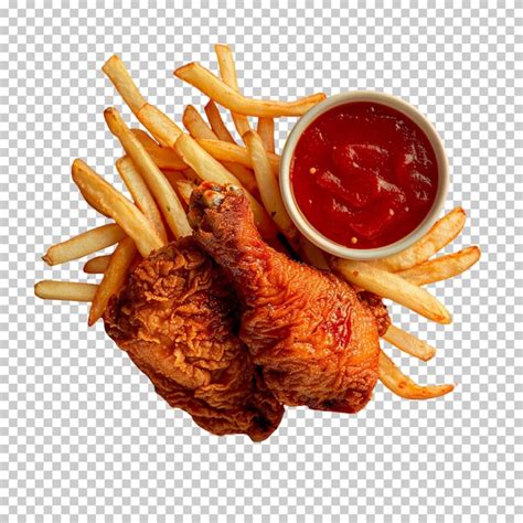 Premium Psd Delicious Crispy Spicy Fried Chicken Wings Isolated On