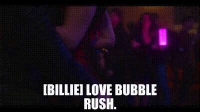 YARN Billie Love Bubble Rush Sex Life S E Down In The Tube Station At