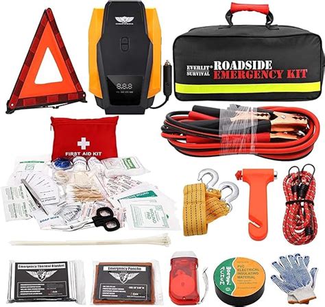 Amazon EVERLIT Roadside Assistance Kit Car Emergency Kit