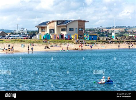 Amble Beach Huts on Little Shore, Harbour Road, Amble, Northumberland ...