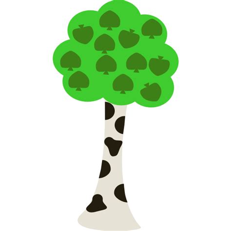 Birch tree vector image | Free SVG